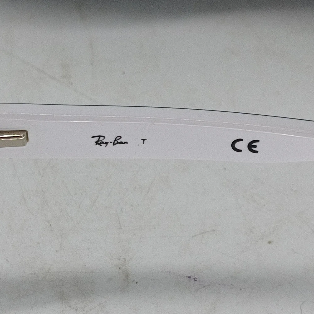 Ray-Ban RB5114 2097 White Black Eyeglass Frames 52-16 135 with Case c1